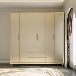 全实木大衣柜新款家用实木衣橱卧室专用主卧定制轻奢可定制大衣柜