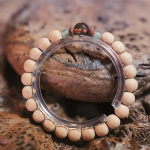 天然木质手串檀木黄花梨木大悲咒佛珠手链木雕手工手串男女款