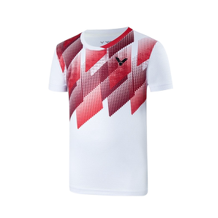 2026新款VICTOR胜利羽毛球服T32000TD儿童训练服短袖文化衫上衣