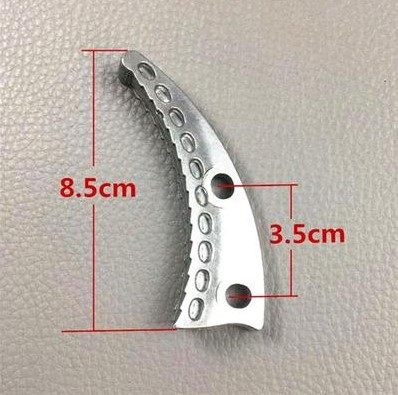 修枝剪刀配件大圆头鲨鱼口底座B垫块剪树剪子刀片粗枝剪配件铝块