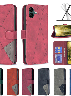 适用于小米POCOC75 M6PRO 5G X3 NOTE10PRO X5 X6 M3 12T 11T C65 C55 CC9 M5s纯色防摔插卡钱包支架手机壳