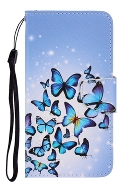 适用于 三星Galaxy A14 4G 5G SM-A146P SM-A145F 卡通花卉防摔多卡插卡钱包支架手机壳全包