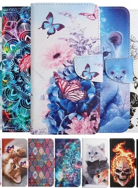 适用于三星A51 4G A31 A71 20E A20 A30 A10S A20S A30S A50S A03 A030CORE A02S翻盖插卡纯色钱包防摔手机壳