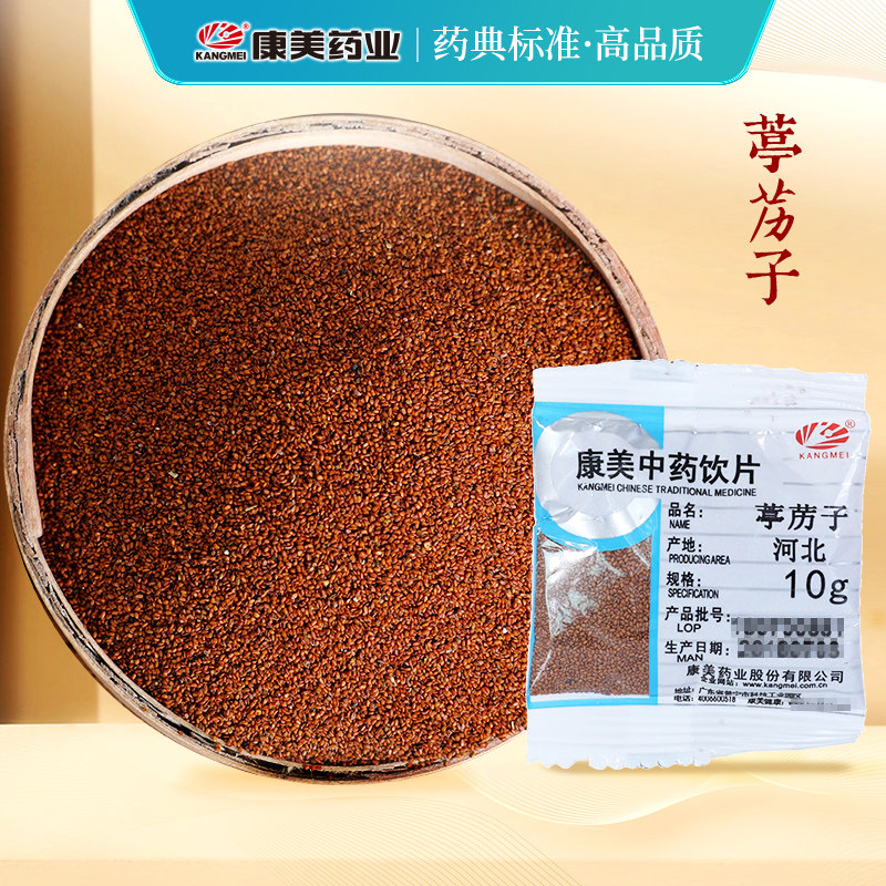 康美药业 炒/葶苈子 10g多规格精制中药材中药饮片抓配官方药房店