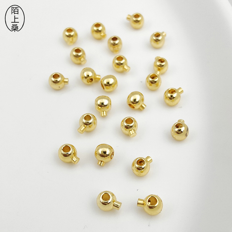 卡扣形定位珠定位珠按扣手链项链