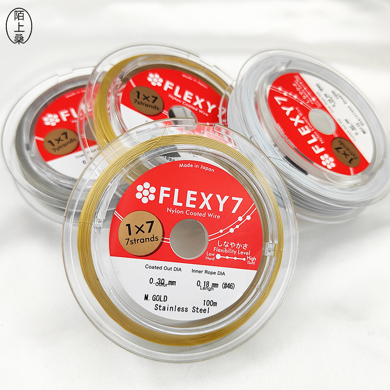 进口日本金丝软线珍珠项圈diy