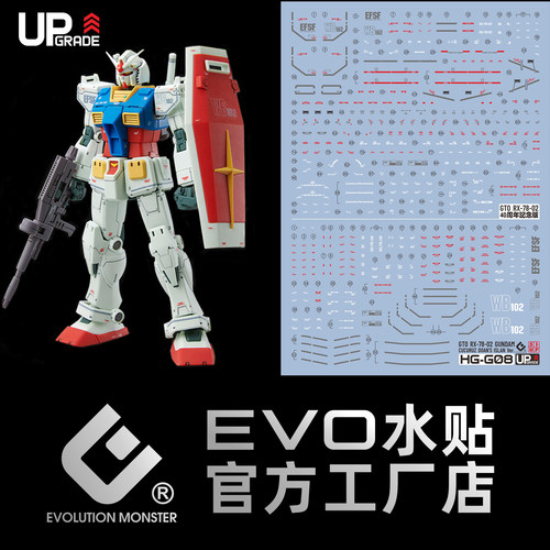 EVOHGGTO高达元祖荧光水贴