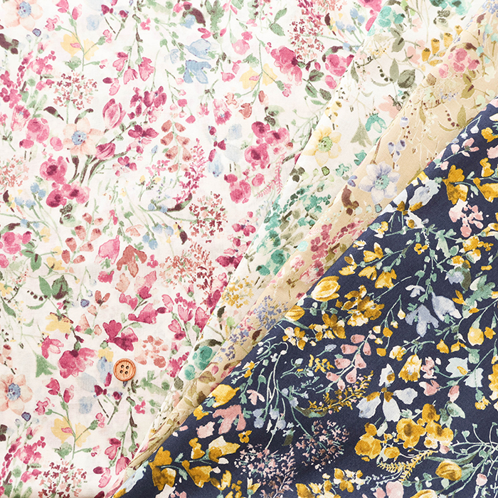 50cm日本进口纯棉60支碎花连衣裙衬衫手工拼布艺娃衣手作服装面料