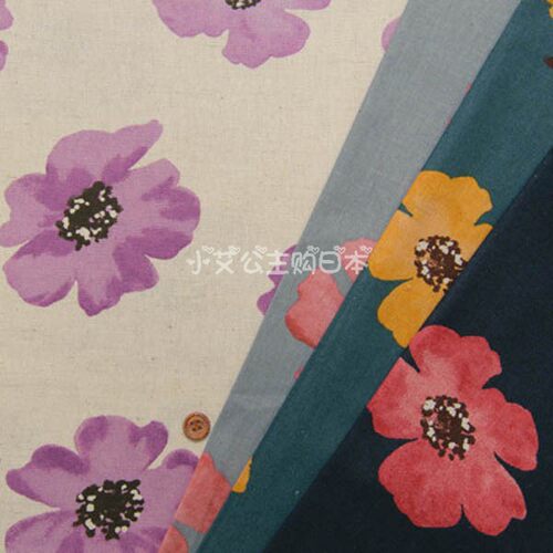 diy日本进口棉麻布料现货