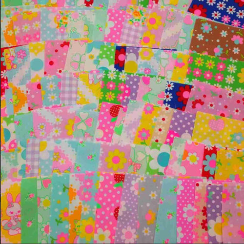 日本进口纯棉布料room兔子大象连衣裙衬衫水玉波点 Pinks荧光面料