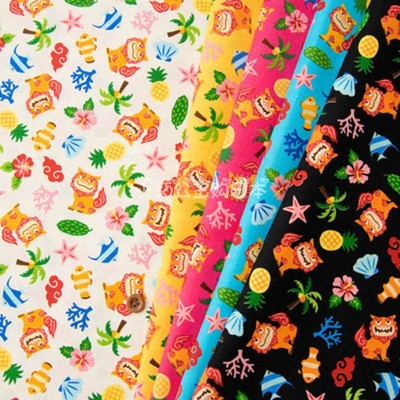 日本进口活泼花样现货纯棉布料