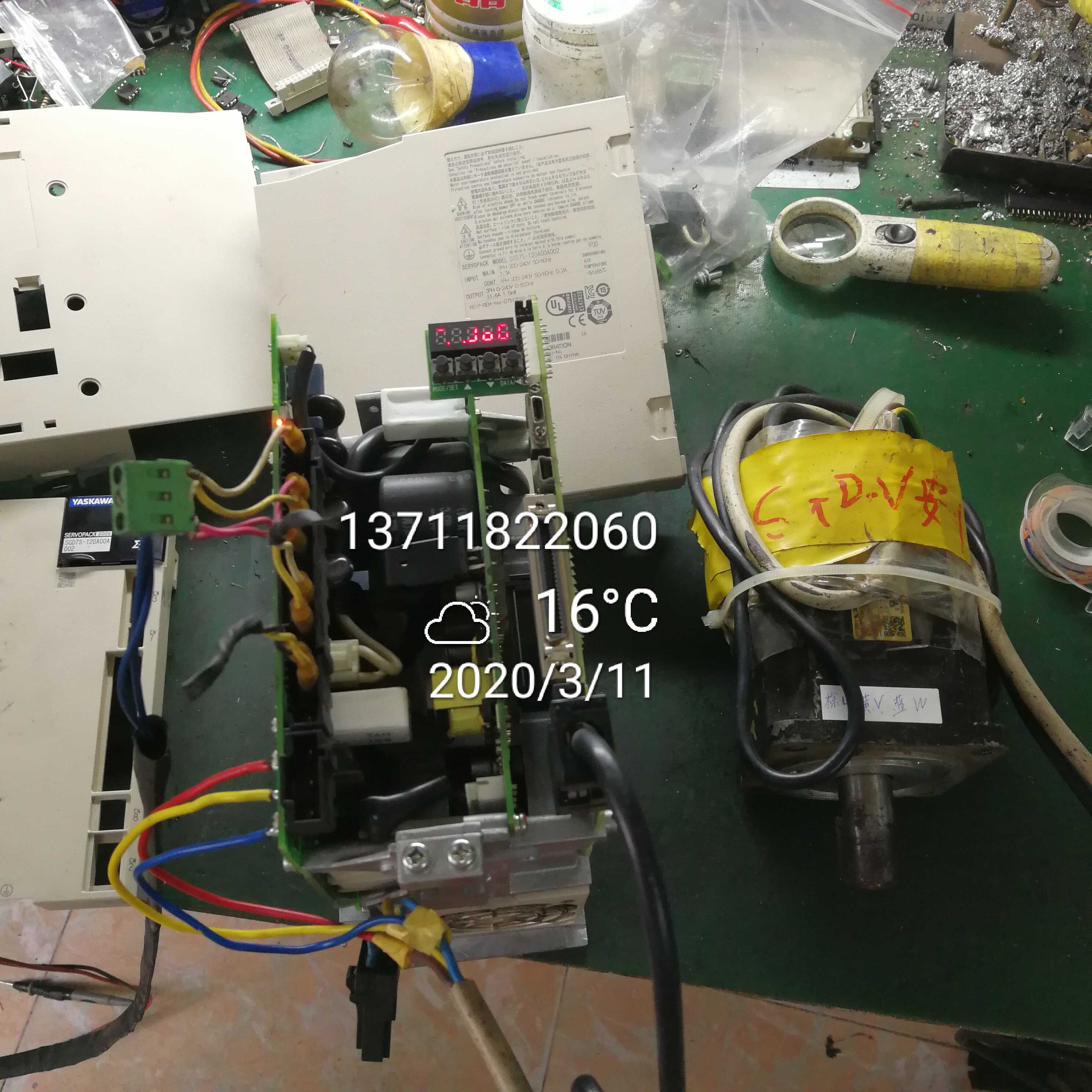 东莞 安川伺服驱动器维修 SGD7S-120A00A 120A01A 120A11A 12A