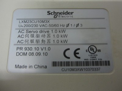 LXM23CU07M3X 原装施耐德伺服驱动器 750W 0.75KW 成色九成 包好