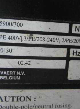 AGFA GEVAERT N.V. 比利时设备 控制系统 5900/300 价格  洽谈