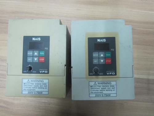 二手  松下变频器 VF0 VFO BFV00072GK BFV00072G 220V 0.75KW 事物拍摄 便宜出售