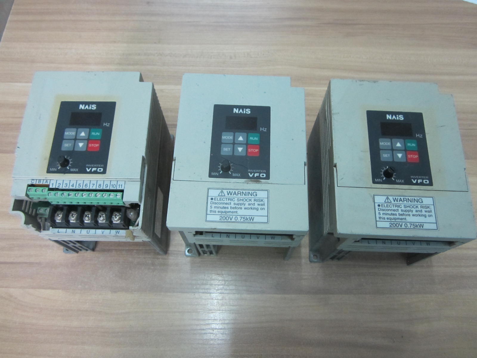 二手变频器 VFO VF0 BFV00072GK 220V 750W 0.75KW