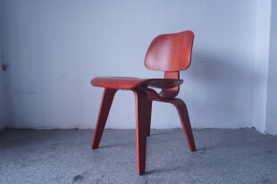 Herman 设计 中古 Red 特别版 Eames DCW 红色休闲椅 Miller产