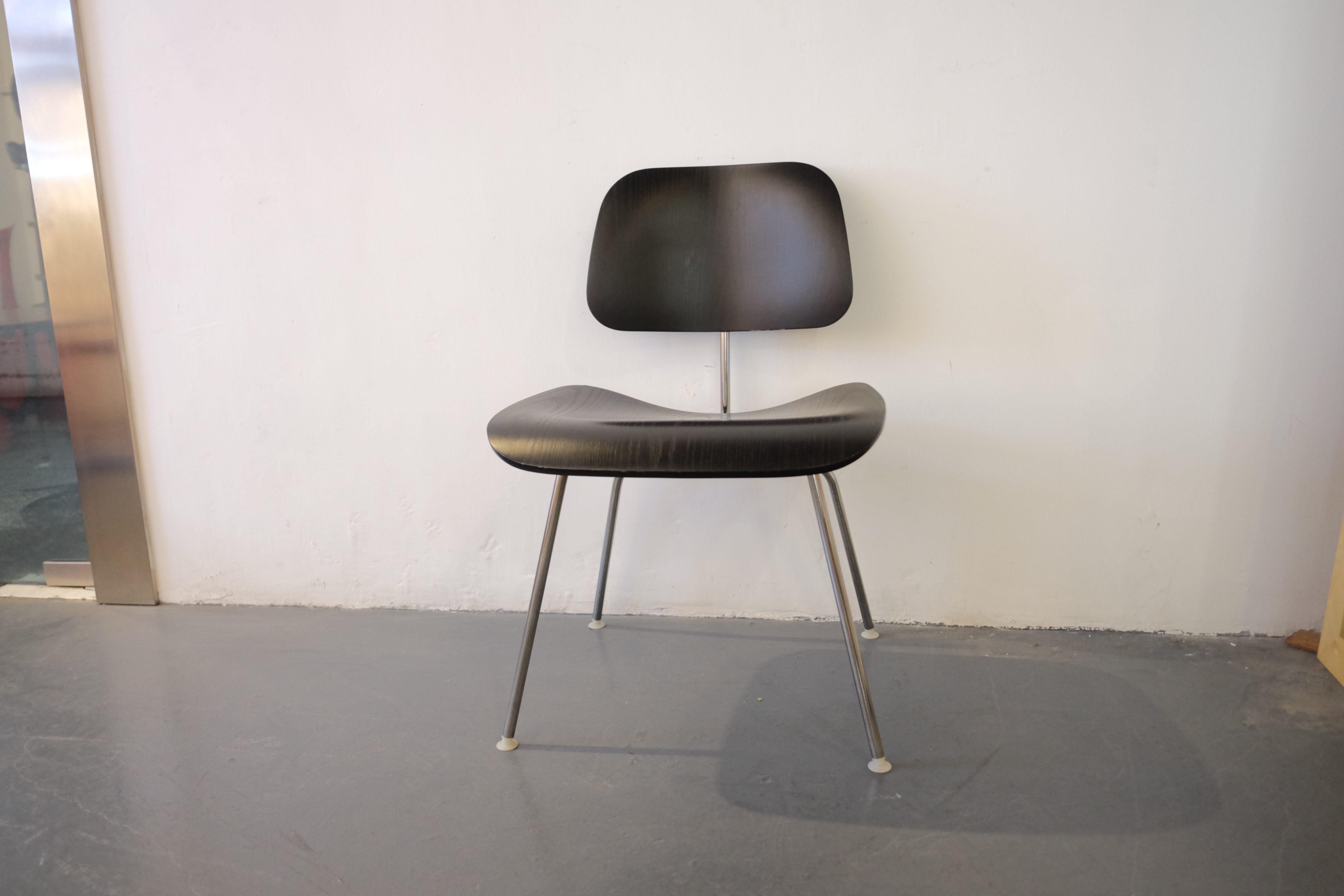 Herman Miller生产 Eames Ray&Charles 设计 中古 DCM 钢管休闲椅