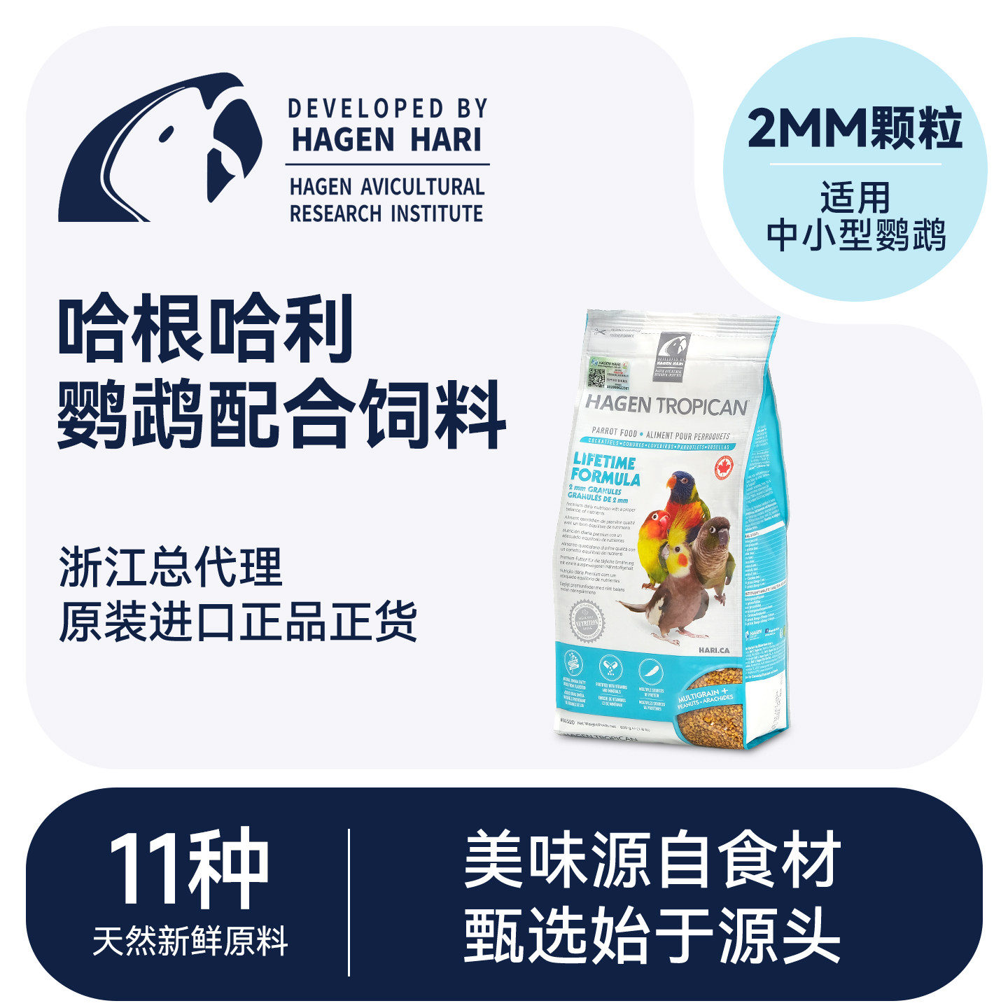 哈根哈利鹦鹉饲料玄凤和尚滋养丸