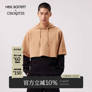 Neil 假两件针织衫 Barrett联名 春秋新款 拼接撞色毛衫 速写男装