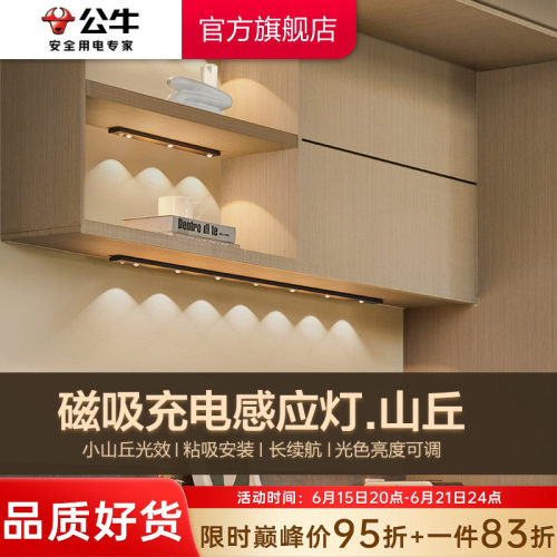 公牛led感应充电式橱柜灯