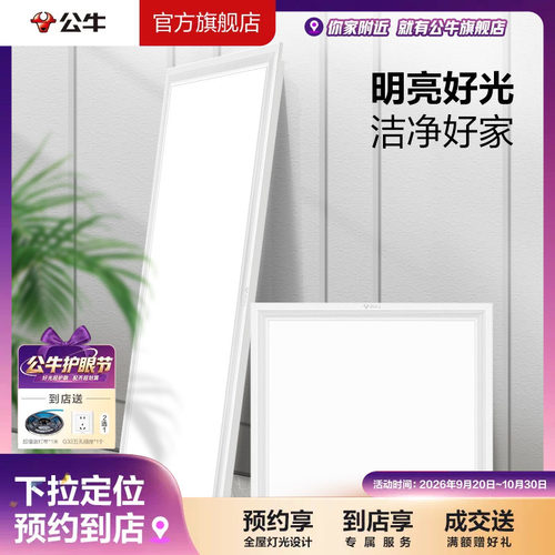 公牛LED简约厨房卫生间门店同款