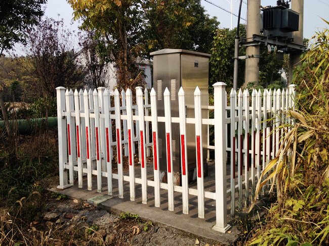 pvc塑钢变电箱厂房爬藤架围墙
