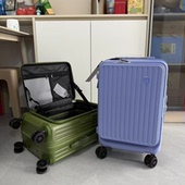 先到先得亏本清仓外贸出口行李箱男女侧开口旅行拉杆箱万向轮24寸