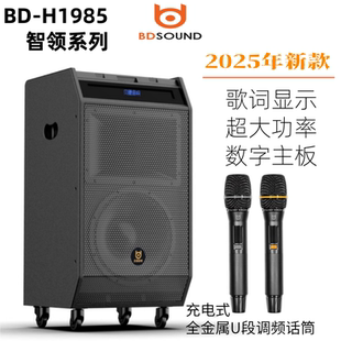 贝德音响25款 智领1985大功率800W专业演出K歌词广场舞台户外音箱