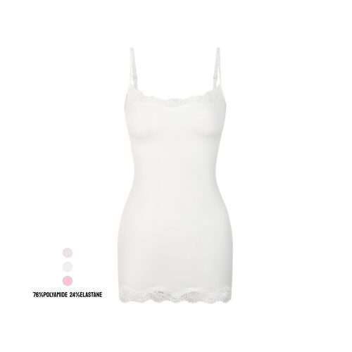Lace Slip Dress性感蕾丝吊带连衣裙塑形包臀短裙SKIM*同款