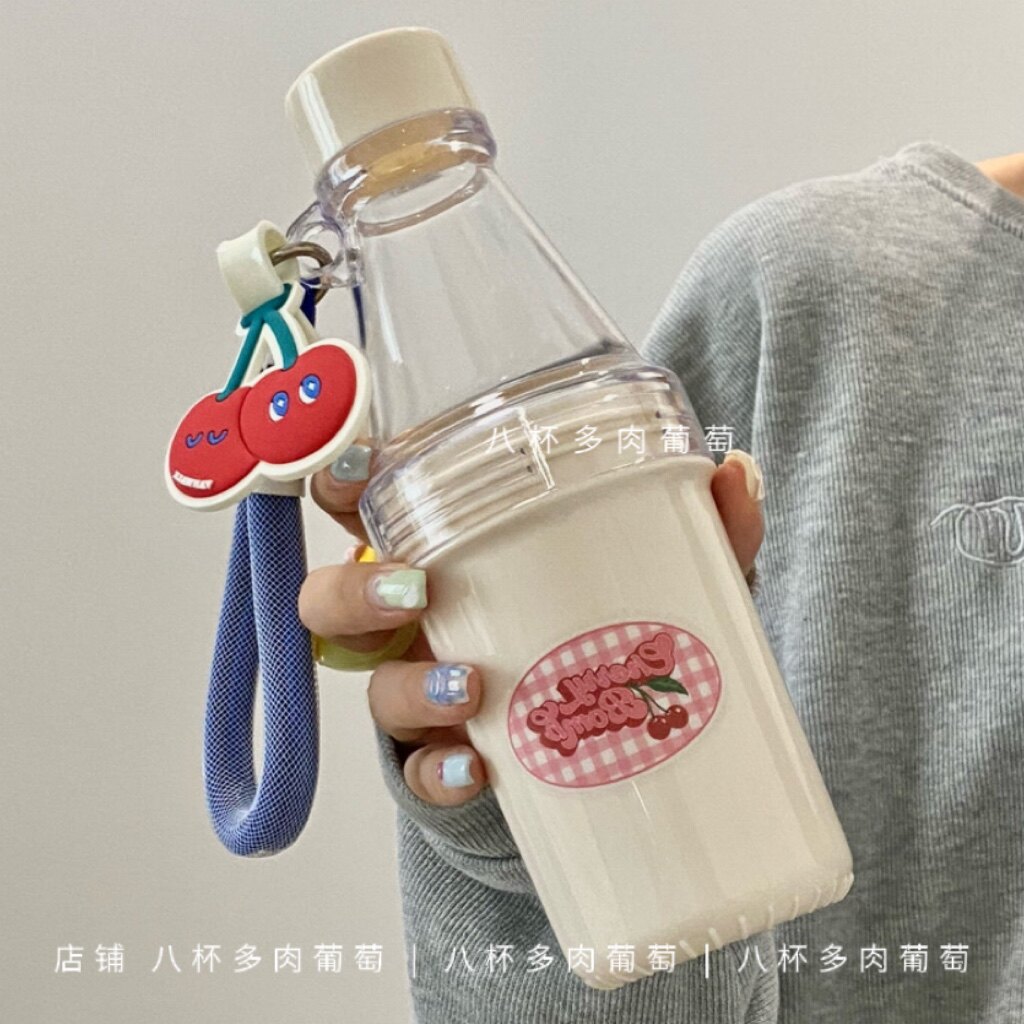 多肉葡萄夏日便携水杯学生运动