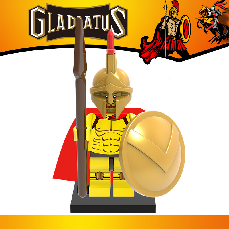 兼容乐高中古士兵罗马战士人仔积木抽抽乐第三方647罗马指挥官