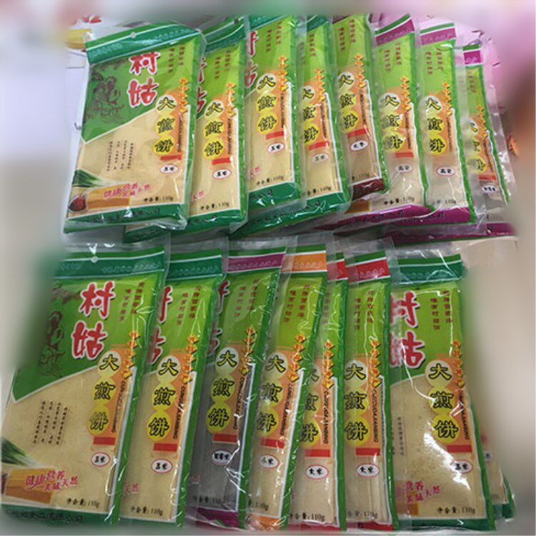东北肯拓临江村姑肯拓村姑大煎饼农家手工大煎饼15袋6种口味食品