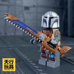 开模定制 第三方人仔配件武器 星际战士 链锯剑 战锤漆手工上色