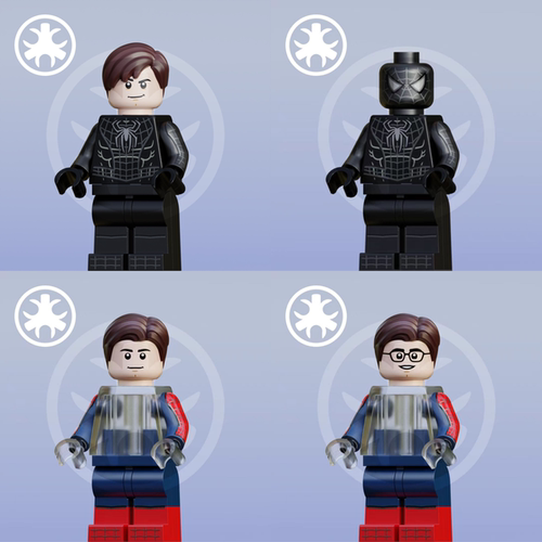 全款预售 Chipchipcustom 定制第三方人仔 托比蜘蛛侠 漫威积木