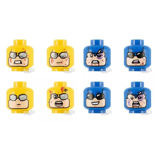 现货 fst firestar 第三方人仔 无敌少侠 马克 表情补充包 积木