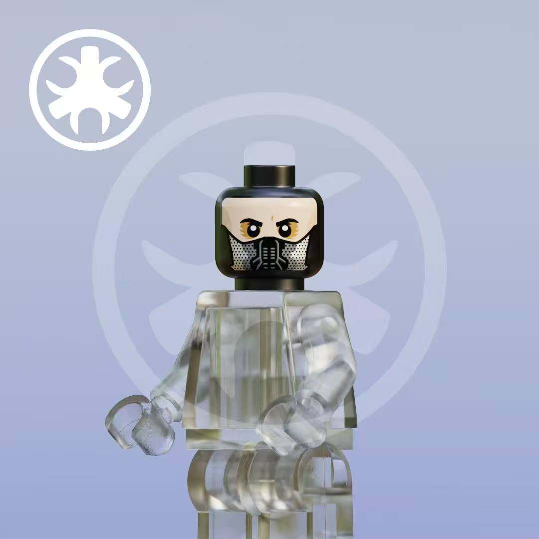 全款预售 chipchipcustom 定制第三方人仔 冬兵巴基 印刷表情积木