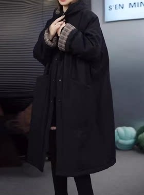 棉袄外套加厚保暖中长款棉