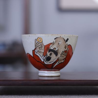 九希堂陈胜波手绘人物画主人杯