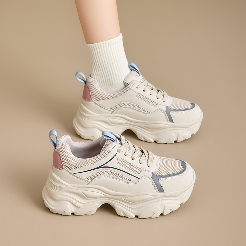 爆款女鞋网面老爹鞋女士运动鞋