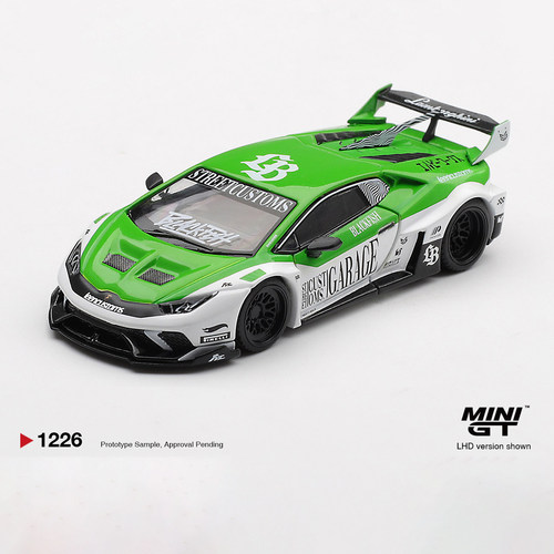 MINI GT1:64 #1226 兰博基尼 GT 绿色 合金 汽车模型