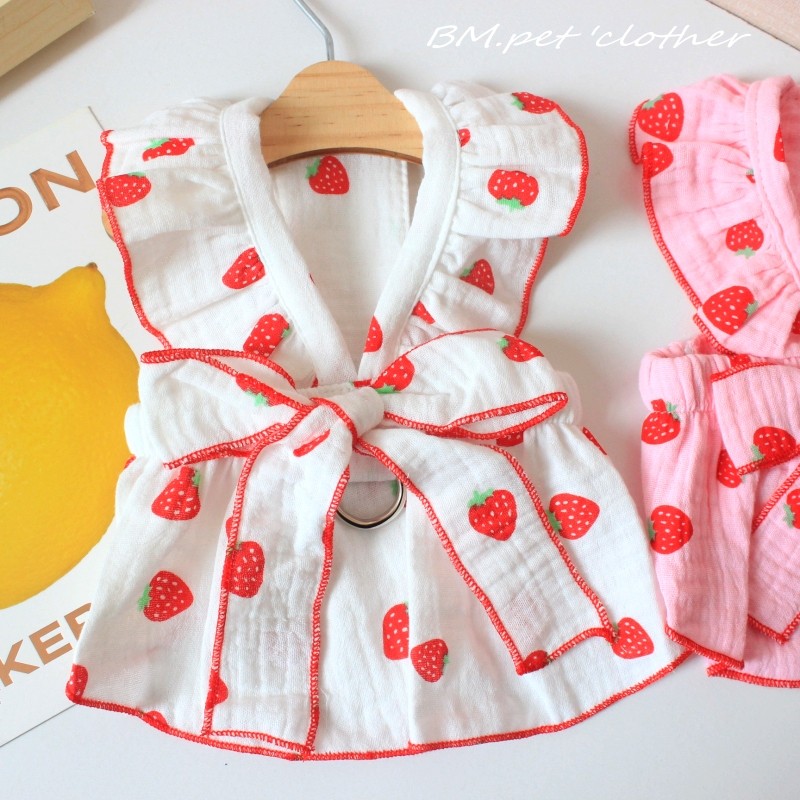 宠物比熊泰迪小型幼犬狗狗衣服草莓公主裙子全棉春夏季薄款猫咪装,宠物/宠物食品及用品,狗宠物服装/雨衣,淘宝优惠券,粉丝福利购,淘宝优惠卷