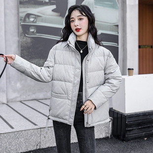 2024冬装外套新款韩版加厚宽松欧货设计小个子时尚短款羽绒服女款