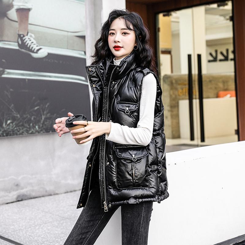冬季女士轻奢高级感大码鹅绒马夹图片