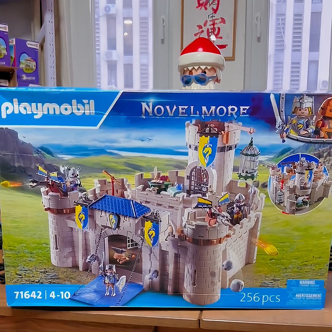 冰火摩比世界城堡玩具playmobil新战争骑士送男儿童圣诞生日礼物