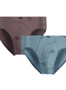 Z8男士内裤男莫代尔一片式三角裤宽松透气舒适抑菌青年运动短裤衩