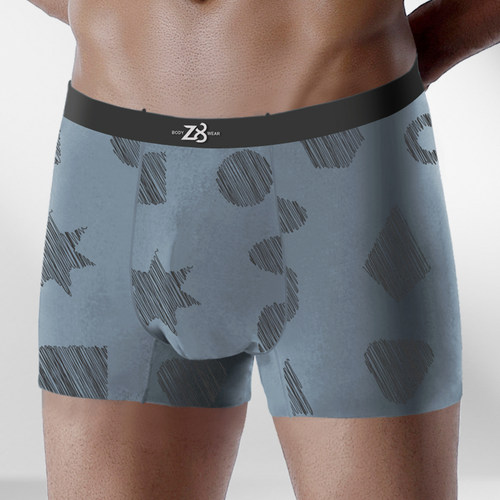 Z8男士内裤四角裤莫代尔透气吸汗