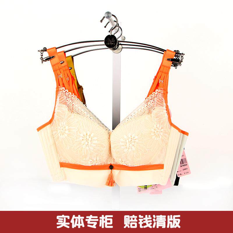 佳芝华文胸上托聚拢收副乳厚杯馒头杯四排扣小胸显大AB杯J9903