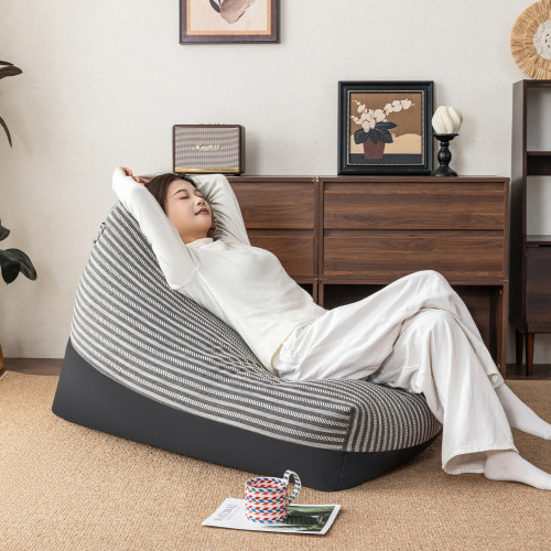 颜值与舒适并存的双拼三角豆袋