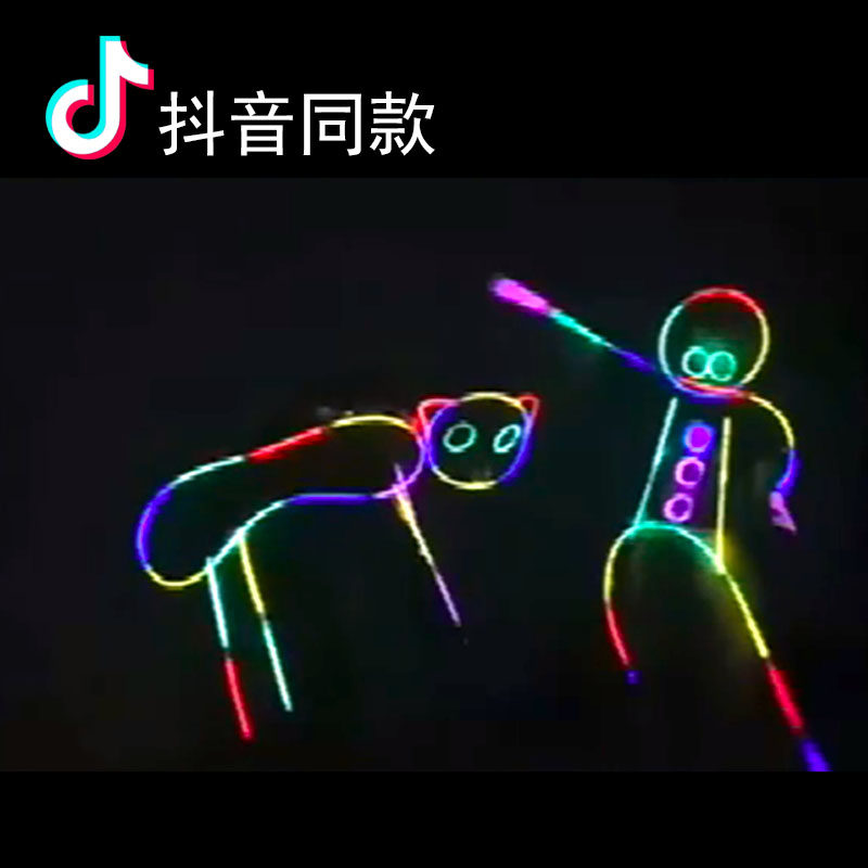 抖音荧光棒儿童玩具夜光发光手环跳舞演唱会一次性银光棒网红同款